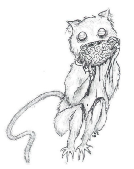 Zombie Monkey-Cat thing